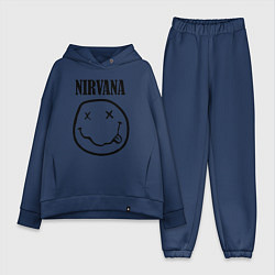 Женский костюм оверсайз Nirvana, цвет: тёмно-синий