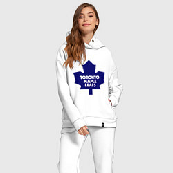 Женский костюм оверсайз Toronto Maple Leafs цвета белый — фото 2