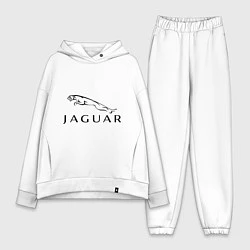 Женский костюм оверсайз Jaguar, цвет: белый