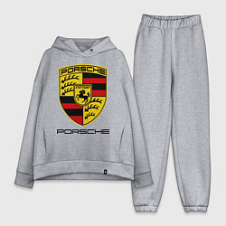Женский костюм оверсайз Porsche Stuttgart, цвет: меланж