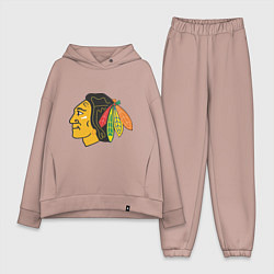 Женский костюм оверсайз Chicago Blackhawks