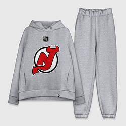 Женский костюм оверсайз New Jersey Devils: Kovalchuk 17, цвет: меланж