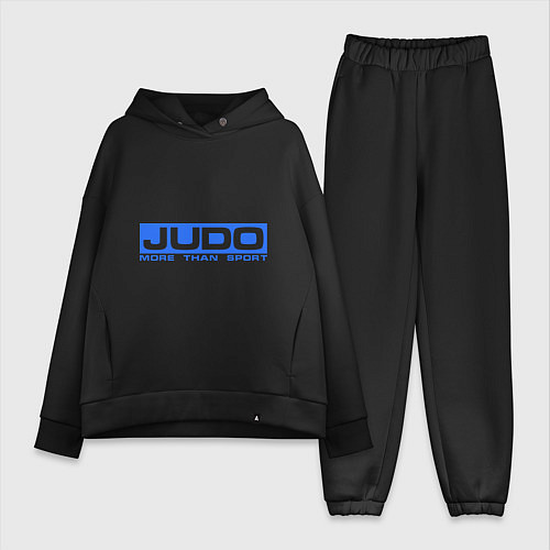 Женский костюм оверсайз Judo: More than sport / Черный – фото 1