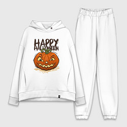 Женский костюм оверсайз Happy halloween, цвет: белый