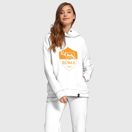 Женский костюм оверсайз AS Roma: Autumn Top / Белый – фото 2