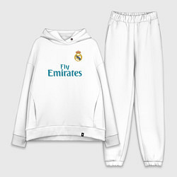 Женский костюм оверсайз Real Madrid: Ronaldo 07, цвет: белый