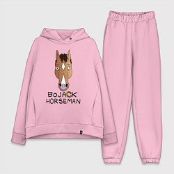 Женский костюм оверсайз BoJack Horseman, цвет: светло-розовый