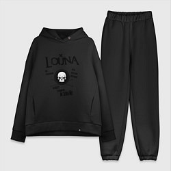 Женский костюм оверсайз Louna: Громче и злей, цвет: черный