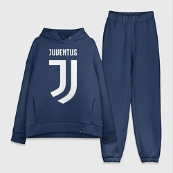 Женский костюм оверсайз FC Juventus, цвет: тёмно-синий