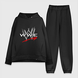 Женский костюм оверсайз WWE Fight, цвет: черный