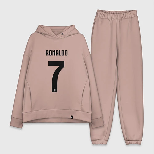 Женский костюм оверсайз RONALDO 7 / Пыльно-розовый – фото 1