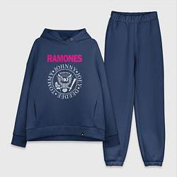 Женский костюм оверсайз Ramones Boyband, цвет: тёмно-синий