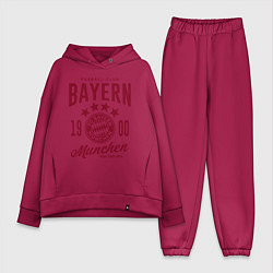 Женский костюм оверсайз Bayern Munchen 1900, цвет: маджента