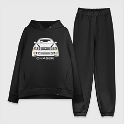 Женский костюм оверсайз Toyota Chaser JZX100, цвет: черный
