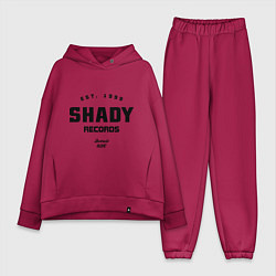 Женский костюм оверсайз Shady records, цвет: маджента