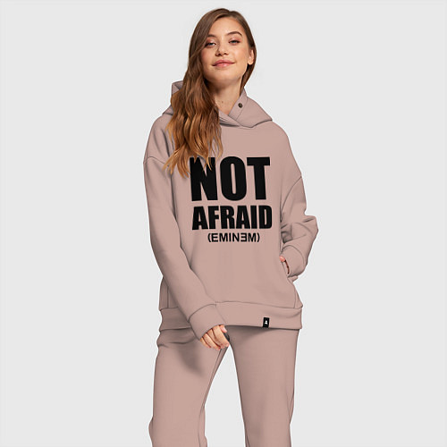 Женский костюм оверсайз Not Afraid / Пыльно-розовый – фото 2