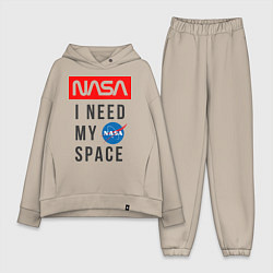 Женский костюм оверсайз Nasa i need my space