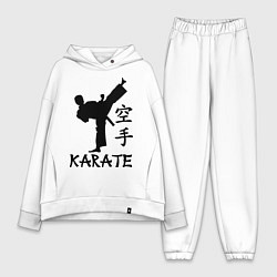 Женский костюм оверсайз Karate craftsmanship, цвет: белый