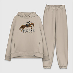 Женский костюм оверсайз HORSE RIDING