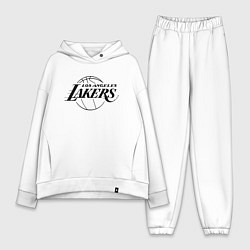 Женский костюм оверсайз LA LAKERS