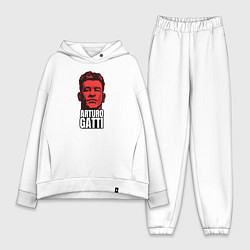 Женский костюм оверсайз Arturo Gatti, цвет: белый