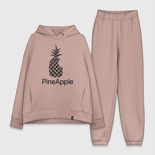 Женский костюм оверсайз PineApple / Пыльно-розовый – фото 1