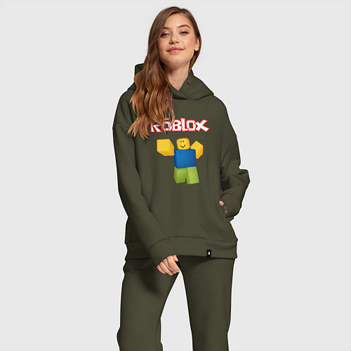 Женский костюм оверсайз ROBLOX / Хаки – фото 2