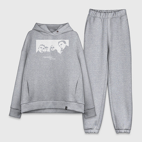 Женский костюм оверсайз Егор Летов / Меланж – фото 1