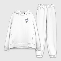 Женский костюм оверсайз JUVENTUS, цвет: белый