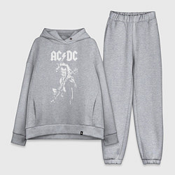 Женский костюм оверсайз ACDC, цвет: меланж