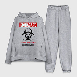 Женский костюм оверсайз Biohazard, цвет: меланж