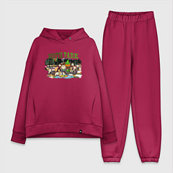 Женский костюм оверсайз South Park, цвет: маджента
