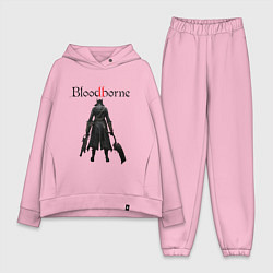 Женский костюм оверсайз Bloodborne цвета светло-розовый — фото 1