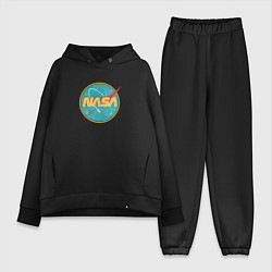 Женский костюм оверсайз NASA винтажный логотип