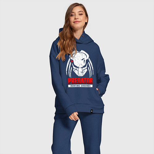 Женский костюм оверсайз PREDATOR: HUNTING GROUNDS / Тёмно-синий – фото 2