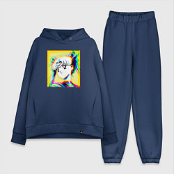 Женский костюм оверсайз Сейлор Мун Усаги Цукино Sailor, цвет: тёмно-синий