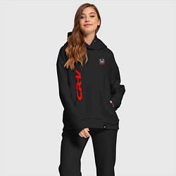 Женский костюм оверсайз Honda CR-V Z, цвет: черный — фото 2