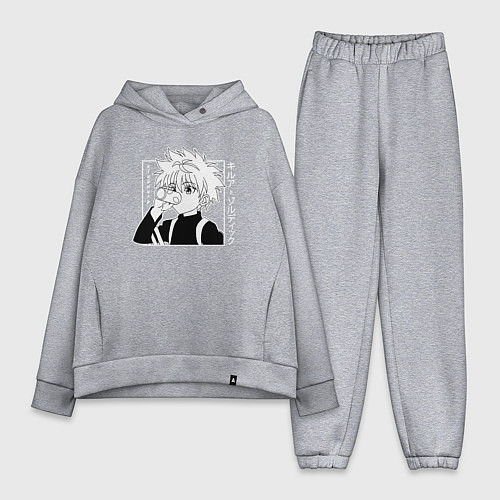 Женский костюм оверсайз Killua Hunter x Hunter Киллуа / Меланж – фото 1