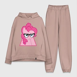 Женский костюм оверсайз Pinky Pie hipster, цвет: пыльно-розовый
