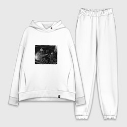 Женский костюм оверсайз Nirvana рисунок для Альбома Bleach, цвет: белый