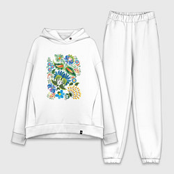 Женский костюм оверсайз Славянский орнамент