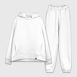 Женский костюм оверсайз КОБИ БРАЙАНТ АВТОГРАФ, цвет: белый