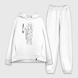 Женский костюм оверсайз Волк ауф