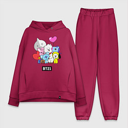 Женский костюм оверсайз BT21