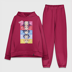 Женский костюм оверсайз Клинок, рассекающий демонов ГЕРОИ