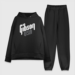 Женский костюм оверсайз GIBSON USA, цвет: черный