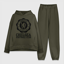 Женский костюм оверсайз Chelsea FC: Emblem, цвет: хаки