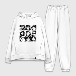 Женский костюм оверсайз Такая разная Мисато Сан Евангелион, цвет: белый