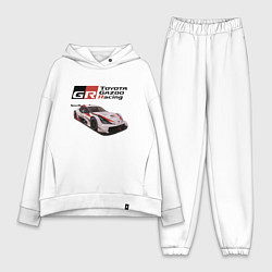 Женский костюм оверсайз Toyota Gazoo Racing Team, Finland, цвет: белый