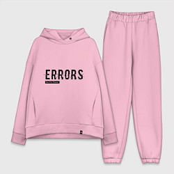 Женский костюм оверсайз Watch Dogs: Error, цвет: светло-розовый